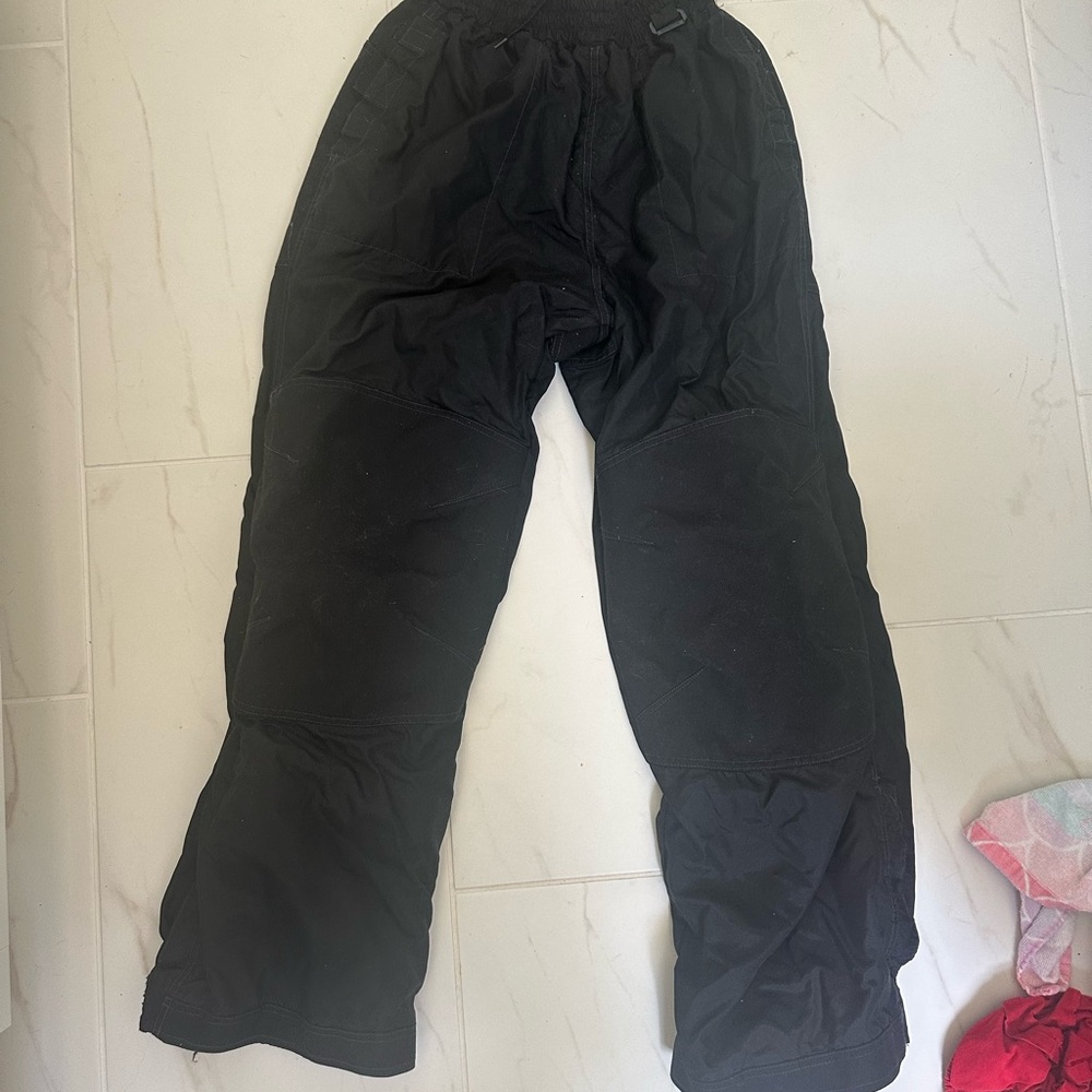 Women’s High Waist Black Snow Pants